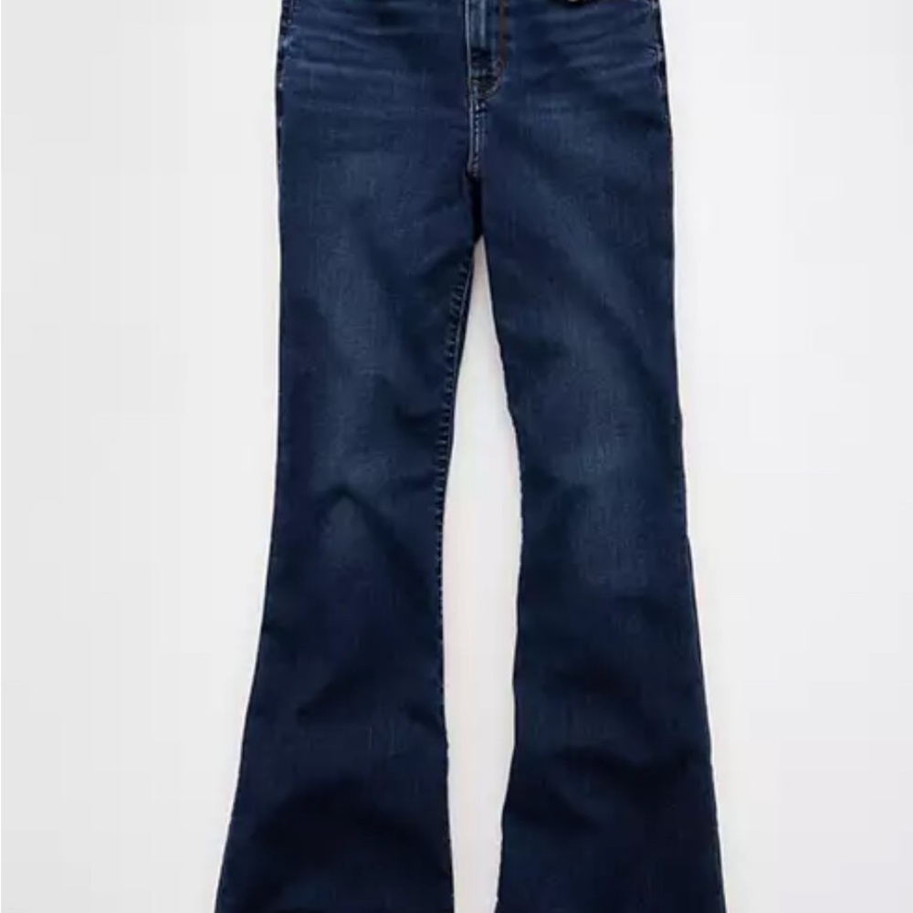 American Eagle Outfitters Dark Blue Flare Jeans